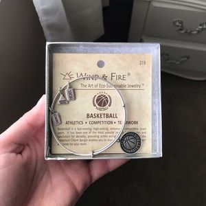 Wind & Fire basketball bracelet!